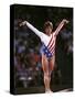 Mary Lou Retton in the Competition-null-Stretched Canvas