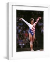 Mary Lou Retton in the Competition-null-Framed Photographic Print