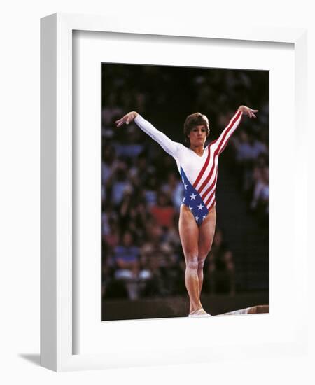 Mary Lou Retton in the Competition-null-Framed Photographic Print