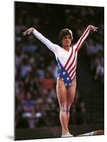 Mary Lou Retton in the Competition-null-Mounted Photographic Print
