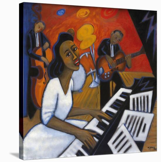 Mary Lou Williams-Marsha Hammel-Stretched Canvas