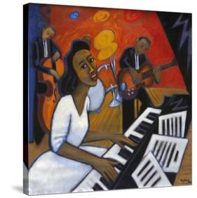 Mary Lou Williams-Marsha Hammel-Stretched Canvas