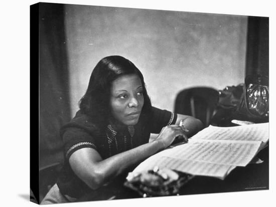 Mary Lou Williams-W^ Eugene Smith-Stretched Canvas