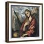 Mary Magdalen in Penitence-El Greco-Framed Art Print