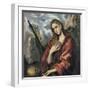 Mary Magdalen in Penitence-El Greco-Framed Art Print