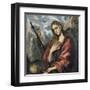 Mary Magdalen in Penitence-El Greco-Framed Art Print