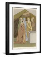 Mary Magdalen Mary the Mother of James and Salome Come with Spices to Anoint Jesus's Body-Lorenzo Monaco-Framed Art Print