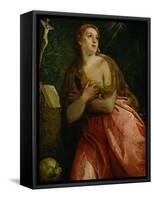 Mary Magdalen Penitent, 1583-Paolo Veronese-Framed Stretched Canvas