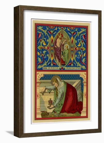 Mary Magdalen Repentant Prostitute Associated with Jesus of Nazareth-null-Framed Art Print