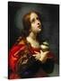 Mary Magdalene, 1660-70-Carlo Dolci-Stretched Canvas