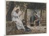 Mary Magdalene at the Feet of Jesus, Illustration from 'The Life of Our Lord Jesus Christ', 1886-94-James Tissot-Mounted Giclee Print