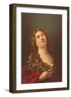 Mary Magdalene by Guino Reni, London-null-Framed Art Print