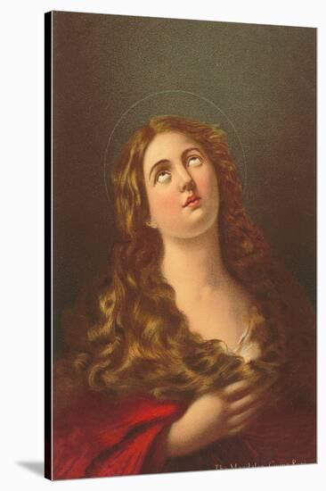 Mary Magdalene by Guino Reni, London-null-Stretched Canvas