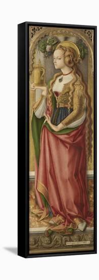 Mary Magdalene, Carlo Crivelli-Carlo Crivelli-Framed Stretched Canvas