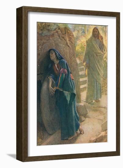 Mary Magdalene, Illustration from 'Women of the Bible', Published by the Religious Tract Society,…-Harold Copping-Framed Giclee Print