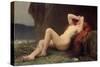 Mary Magdalene in the Cave, 1876-Jules Joseph Lefebvre-Stretched Canvas