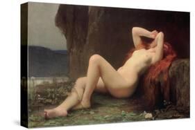 Mary Magdalene in the Cave, 1876-Jules Joseph Lefebvre-Stretched Canvas