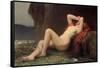 Mary Magdalene in the Cave, 1876-Jules Joseph Lefebvre-Framed Stretched Canvas