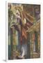 Mary Magdalene Leaving the House Feasting-Dante Gabriel Rossetti-Framed Giclee Print