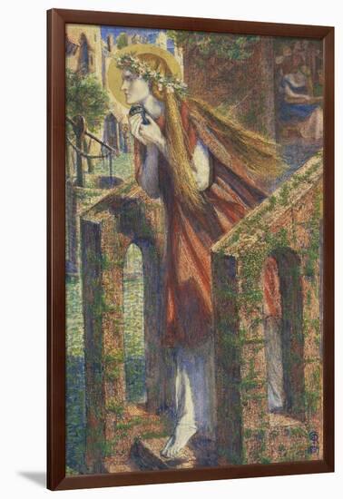 Mary Magdalene Leaving the House Feasting-Dante Gabriel Rossetti-Framed Giclee Print