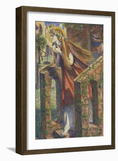 Mary Magdalene Leaving the House Feasting-Dante Gabriel Rossetti-Framed Giclee Print