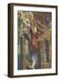 Mary Magdalene Leaving the House Feasting-Dante Gabriel Rossetti-Framed Giclee Print