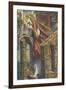 Mary Magdalene Leaving the House Feasting-Dante Gabriel Rossetti-Framed Giclee Print