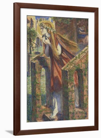 Mary Magdalene Leaving the House Feasting-Dante Gabriel Rossetti-Framed Giclee Print