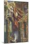 Mary Magdalene Leaving the House Feasting-Dante Gabriel Rossetti-Mounted Giclee Print