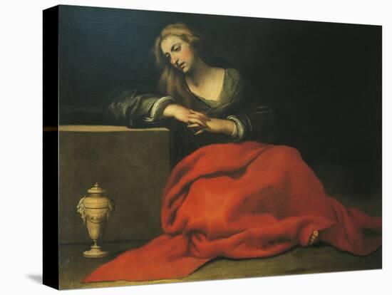 Mary Magdalene, Oil on Canvas-Cesare Fracanzano-Stretched Canvas