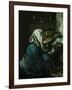 Mary Magdalene or Sorrow, circa 1869-Paul Cézanne-Framed Giclee Print