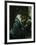 Mary Magdalene or Sorrow, circa 1869-Paul Cézanne-Framed Giclee Print