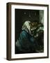 Mary Magdalene or Sorrow, circa 1869-Paul Cézanne-Framed Giclee Print