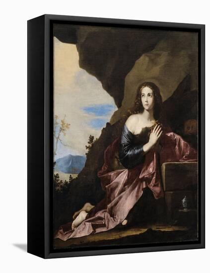 Mary Magdalene Penitent, 1637-José de Ribera-Framed Stretched Canvas