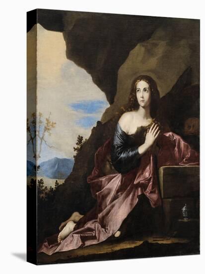 Mary Magdalene Penitent, 1637-José de Ribera-Stretched Canvas