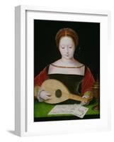 Mary Magdalene Playing a Lute-Master of the Female Half Lengths-Framed Giclee Print