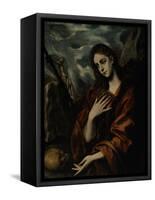 Mary Magdalene Repentant-El Greco-Framed Stretched Canvas