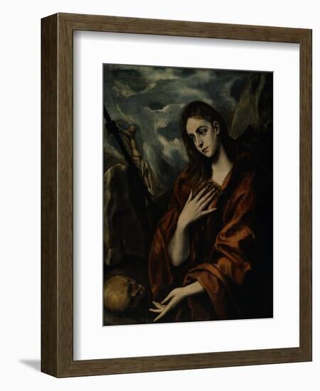 Mary Magdalene Repentant-El Greco-Framed Giclee Print