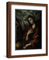 Mary Magdalene Repentant-El Greco-Framed Giclee Print