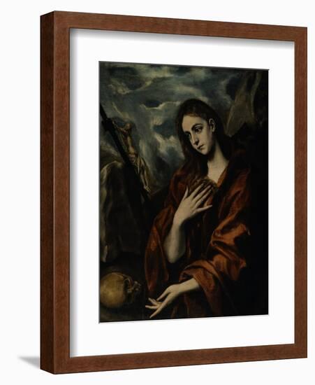 Mary Magdalene Repentant-El Greco-Framed Giclee Print