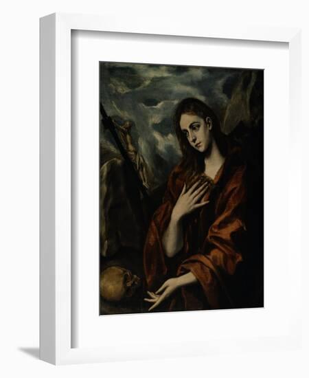 Mary Magdalene Repentant-El Greco-Framed Giclee Print