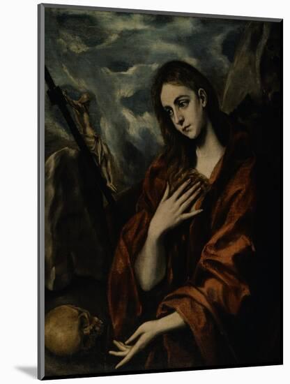 Mary Magdalene Repentant-El Greco-Mounted Giclee Print