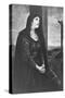 Mary Magdalene Seated Below the Cross, Late 19th or Early 20th Century-Newton & Co-Stretched Canvas