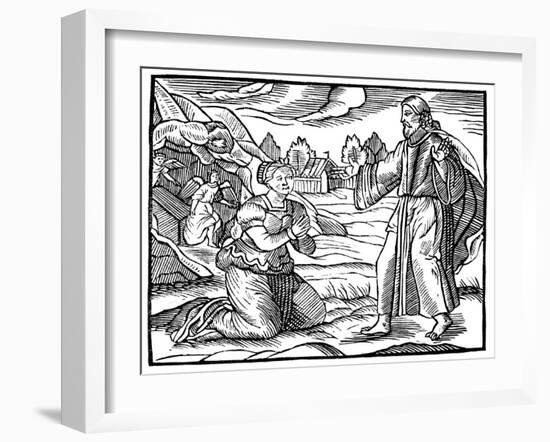 Mary Magdalene Seeing the Apparition of the Risen Jesus Christ, C1500-null-Framed Giclee Print