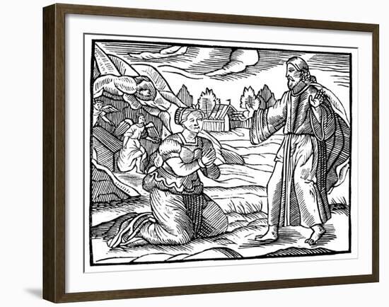 Mary Magdalene Seeing the Apparition of the Risen Jesus Christ, C1500-null-Framed Giclee Print