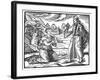 Mary Magdalene Seeing the Apparition of the Risen Jesus Christ, C1500-null-Framed Giclee Print
