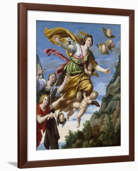 Mary Magdalene Taken Up to Heaven, C1620-Domenichino-Framed Giclee Print