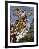 Mary Magdalene Taken Up to Heaven, C1620-Domenichino-Framed Giclee Print