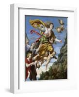 Mary Magdalene Taken Up to Heaven, C1620-Domenichino-Framed Giclee Print