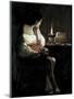 Mary Magdalene with a Night-Light, or the Terff Magdalene (La Madeleine a La Veilleuse)-Georges de La Tour-Mounted Art Print